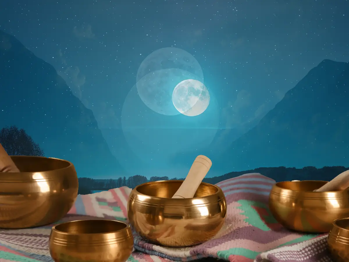 Kurs Klangschalen-Meditation Vollmond